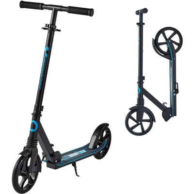 Trottinette pour Enfants 8+, Adolescents et Adultes, Trottinette 2 Roues pour Tout-Petits avec Guidon Réglable en Hauteur, Plateforme Large Antidérapante, Pliable Légère pour