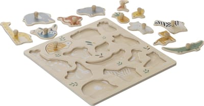 Vertbaudet Puzzle met jungle-knopen