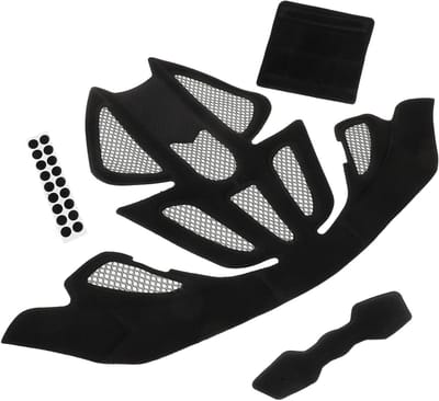 Helm Binnenvoering - Vervangingskussens - Comfortabel Fietsen - Universele Pasvorm - 4 Delige Set - Zwart