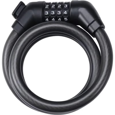 BBB Cycling CodeGuard Cable - Fietsslot met Instelbare Code - Lengte: 120CM - Dikte: 15MM - Kabelslot voor Stadsfiets, RaceFiets & Mountainbike - BBL-102