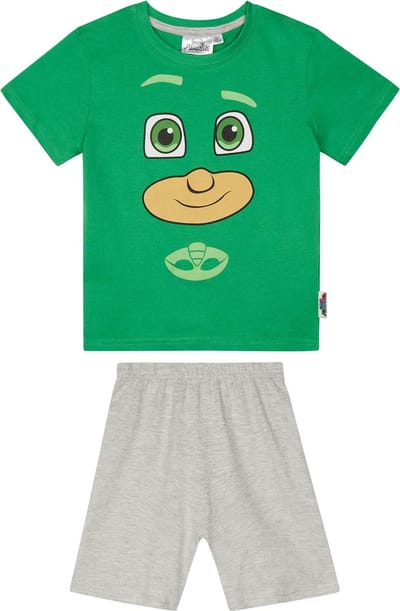 PJ-Masks Pyjama met korte mouw - groen - Maat 116