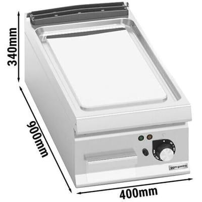 GGM Gastro Elektro Bratplatte - 6,6 kW - Glatt