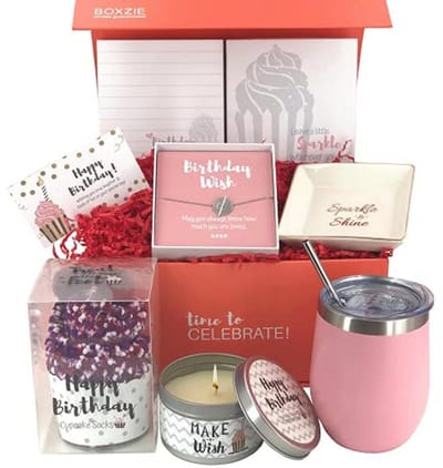 Verjaardagscadeau box voor vrouwen - Uniek verrassingspakket vol geschenken