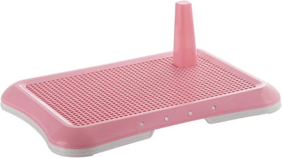 Hondentoilet - Puppy Potty - Zindelijkheidstraining - Poten droog houden - Maat L - Roze
