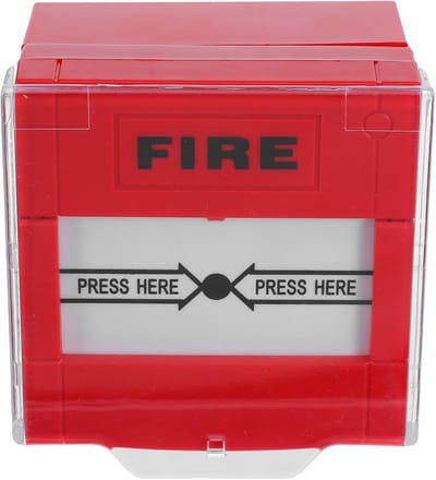 Noodalarmknop - Brandmelder Reset - Snelle Evacuatie - Handmatige Activering - 8.6 cm - Rood