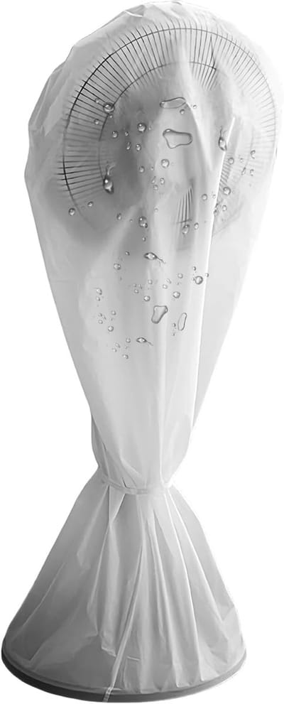 Buitenventilatorhoes - waterdichte en stofdichte hoes voor staande ventilator - stofdichte hoes voor staande ventilator - geschikt voor studentenhuisvesting, restaurant en binnen