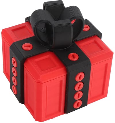 Dailygoods - Jwthee Nerveuze geschenkdoos met schroeven, vingers in de vervelende doos, vervelende geschenkdoos met schroeven, grappige 3D-geprinte geschenkdozen voor het bewaren van speelgoed (#2)
