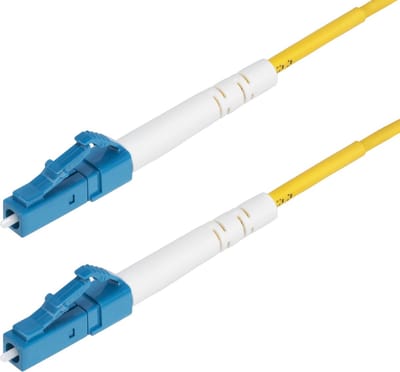 StarTech.com 10m LC naar LC (UPC) OS2 Single Mode Simplex Glasvezel Kabel, 9/125µm, Laser Optimized, 40G/100G, Flexibel Buigen, Low Insertion Loss, LSZH Fiber Patchkabel