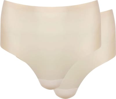 MAGIC Bodyfashion Dream Invisibles Hi-Thong (2-Pack) Latte Dames - Maat S