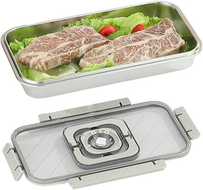 Broodtrommel Luchtdicht - Brooddoos Container - Brood Vers Houden - Met Datum Systeem - 36 x 20.2 x 8.5 cm