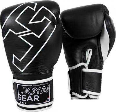 Joya Strike Bokshandschoenen - Leer - Zwart/Wit (Beschikbaar in verschillende maten)