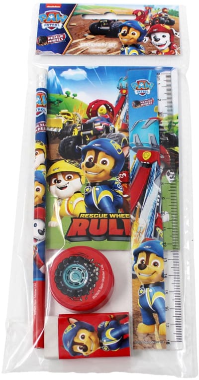 Paw Patrol Rescue Wheels 5-delige schrijfwarenset