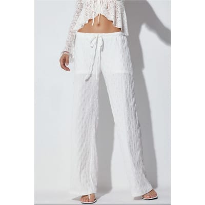 Dames Katoenen Rechte Broek