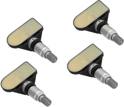 Bandenspanningssensoren - Vervangingssensoren - Auto Veiligheid - Directe Vervanging - 4 stuks - Zwart