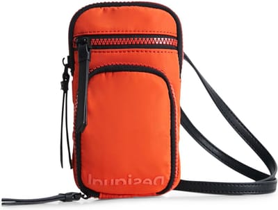 Desigual Telefoontasje Mone Logout Dafne Smartphone Bag Orange Oranje