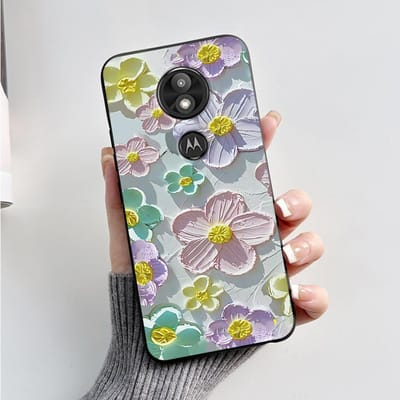 Hoesje Cover Voor Motorola Moto G7 Play Prachtig Hoesje Zachte Siliconen Shell Voor Motorola Moto G7 Power Schattig Cartoon Zwart Hoesje Moto G7 Play