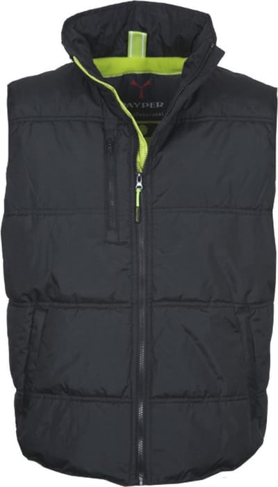 Payper Bodywarmer Zwart/Geel Werkjas maat 2xl