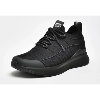 FitFlop Lace Up Sneaker - Active - Tonal ZWART - Maat 36