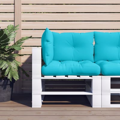 vidaXL - Palletkussens - 3 - st - oxford - stof - turquoise