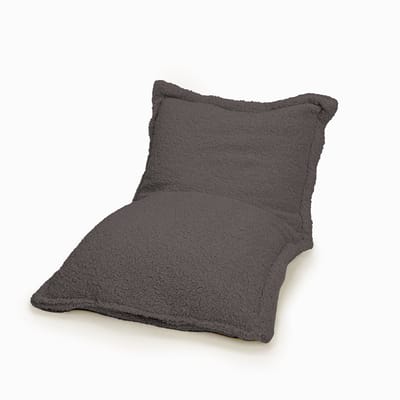 Drop & Sit - zitzak/zitkussen - sfeervolle teddy - bruin - 100 X 150 cm - extra comfortabel en zacht - handgemaakt in de Benelux