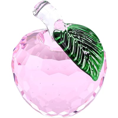 Kristallen Appelfiguur 5cm Elegante Kunstmatige Kristallen Appel Paperweight Woondecoratie voor Collectie Display