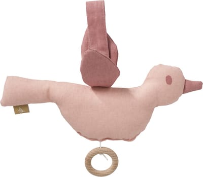 Fresk Muziekdoos – Muziekbox met Kalmerend Deuntje - Kraamcadeau - Baby Cadeau - Roze - Birds