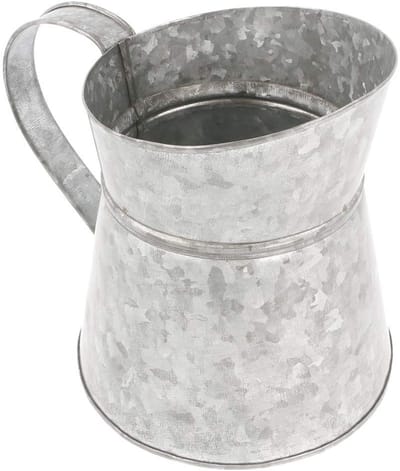 1 stuk - kan 1,2 L Ø 11,5 x 15,5 cm verzinkt staal