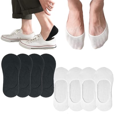 Dailygoods- Enkelsokken Ademend - Onzichtbare Sneakersokken - Antislip Sokken - Korte Sokken - Ballerinasokken - 8 Paar - No-show Sokken