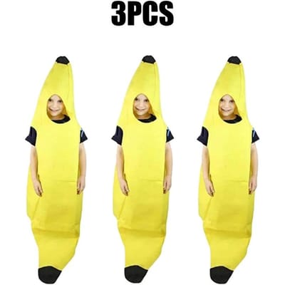 Halloween Volwassen Grappig Cosplay Fruit Groente Kostuum Banaan Carnaval Verkleed Outfit Koppel Feest Purim Verkleedkleding Podiumshow Adult yellow