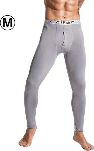 Nivard Thermo - Thermokleding - Thermobroek - Voor Heren - Beenverwarmers - Fleece - Broek - Grijs - Maat M