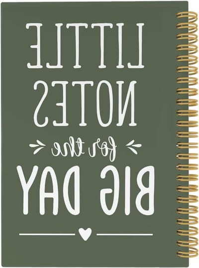 Bruiloft Notitieboek - Bruiloft Journal Planning - Bruiloft Plannen Organiseren - 180° Plat Ligging - 5.5x8.3 Inch - Groen