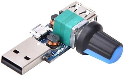 Allecto - Ventilator - Snelheidsregelaar - Geschikt voor Usb