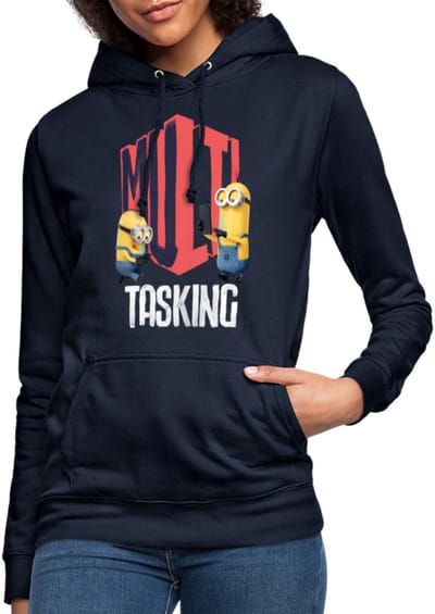Minions Dave En Kevin Multitasking Hoodie Dames