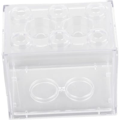 Petit aquarium à poissons Betta en acrylique transparent, aquarium miniature portable antidéflagrant pour white