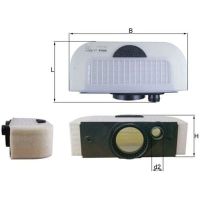 Luchtfilter KNECHT LX3557/1