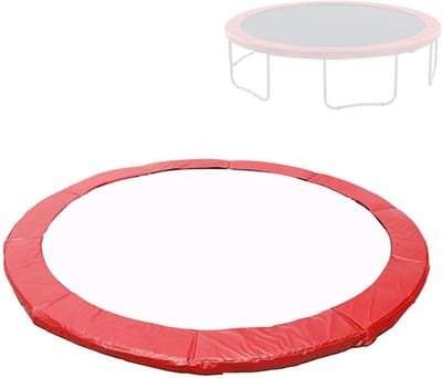Trampoline Beschermring - Veiligheidskussen Mat - Veilig Springplezier - Waterdicht UV-Bestendig - 244 Meter Diameter - Rood
