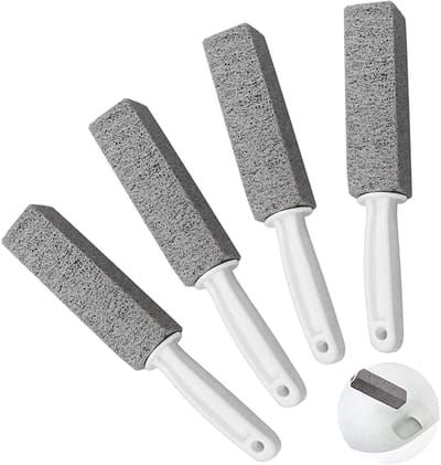 Dailygoods- Puimsteen Reinigingssteen 4 Stuks - Eeltverwijderaars - Voetverzorging - Hardnekkige Vlekken Verwijderaar - Multifunctioneel - Natuurlijke Puimsteen
