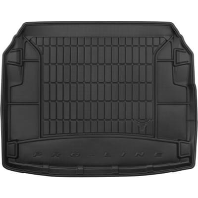 Frogum - DryZone - Kofferbakmat - Geschikt voor MERCEDES-BENZ E-Klasse W212 Sedan (2009-2016) - Voor modellen met neerklapbare achterbank - TPE Rubber - Zwart