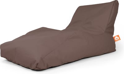 Whoober loungestoel zitzak Bali XL outdoor taupe - Wasbaar - Voor binnen en buiten
