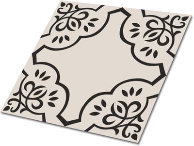 Tulup PVC Tegels - Geometrisch Kruis Vinyl Tegels - 30 cm x 30 cm - Grijs Vinyl Tegels Zelfklevend - Set van 9 - Vloer Tegels PVC - Mozaïek Plaktegels - Zelfklevende Vinyltegels - Plaktegels keuken en Badkamer