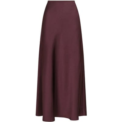 Neo Noir vicky heavy sateen skirt 159588 174 burgundy