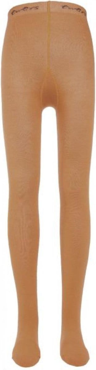 Kindermaillot effen Toffee - Oranje/Bruin- 98/104