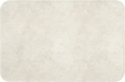 WC mat 60x40 cm - Antislip - Crème - Egaal - Beton - Toiletmat - Vloermat - Douchemat - Toilet tapijt - Toiletmatten