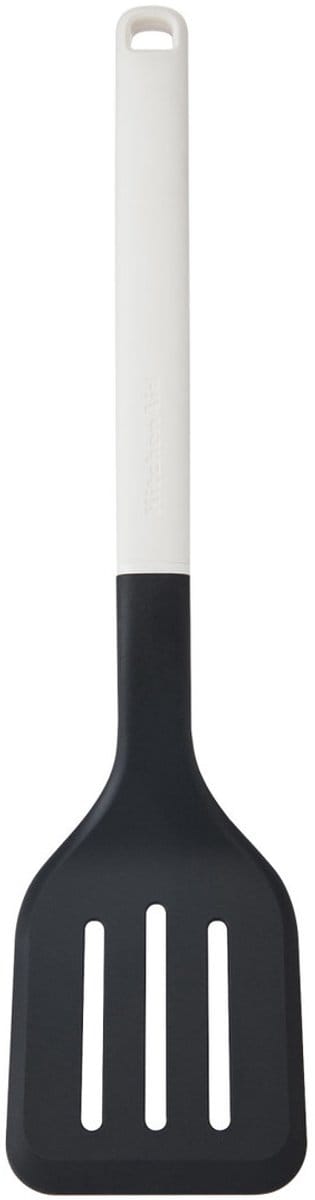 Bakspatel met Sleuven, 34 cm, Kunststof/Nylon, Wit - KitchenAid