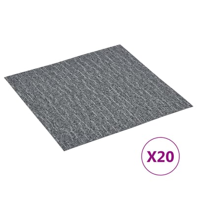vidaXL - Zelfklevende - Vloerplanken - Grijs - en - Lichtgrijs - 30,5 - x - 30,5 - cm