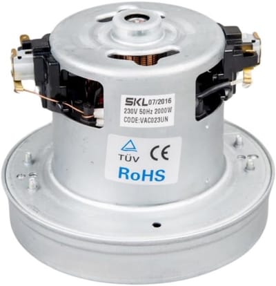 Ventilatormotor Stofzuiger - Motoronderdeel Vervanging - Apparaat Reparatie - 2000 Watt Vermogen - Standaard Afmetingen - Metaal
