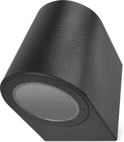 Buitenwandlamp OCULUS - waterdichte verlichting met 1x GU10-fitting voor reflectorlamp max. 35 W - Kunststof lamp voor wandmontage
