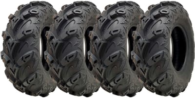 25x8.00-12 ATV- en quadband OBOR Mudsling WU05, E-keur, goedgekeurd voor de openbare weg, 165 kg (set van 4)