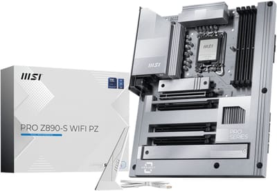 MSI PRO Z890-S WIFI PZ - motherboard - ATX - LGA1851 Socket - Z890 Moederbord - Intel Z890 - Intel LGA1851 - DDR5 RAM - ATX