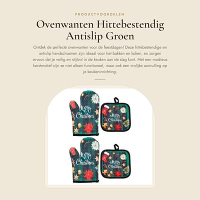 Dailygoods- Ovenwanten 2 Stuks Hittebestendig - Antislip - Grillhandschoenen - Bakhandschoenen - Duurzaam - Perfect Keukencadeau - Keukenhandschoenen